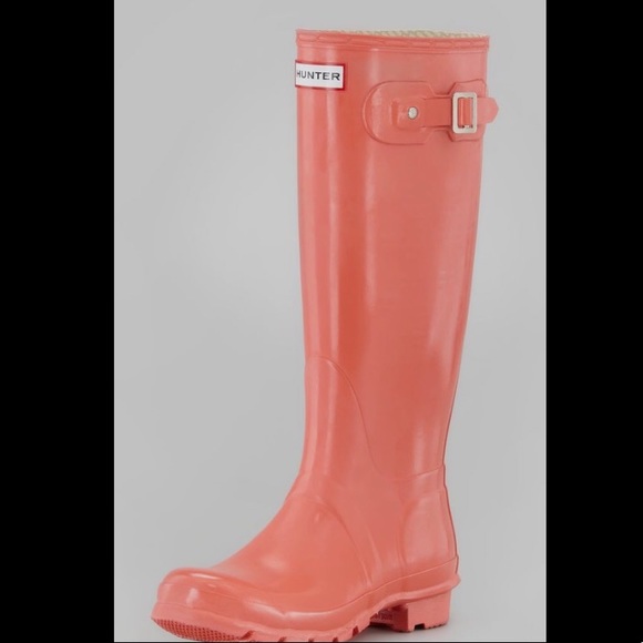 Hunter Shoes - Coral Hunter Boots